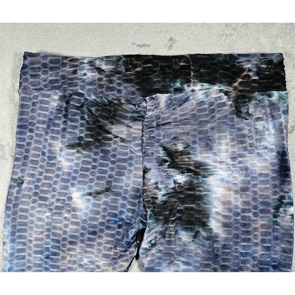 No Boundaries Juniors Scrunch Butt Leggings Tye Dye Sz XXXL (21) - Picture 4 of 10